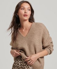Oversized V Neck Jumper