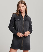 Robe chemise en jean