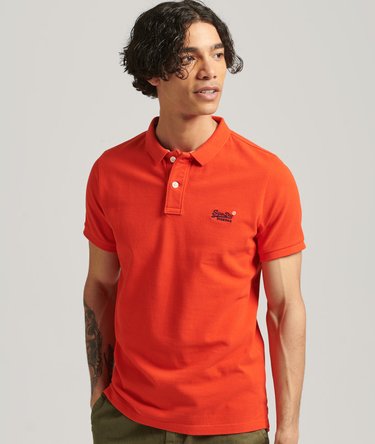 Organic Cotton Classic Pique Polo Shirt Image 1