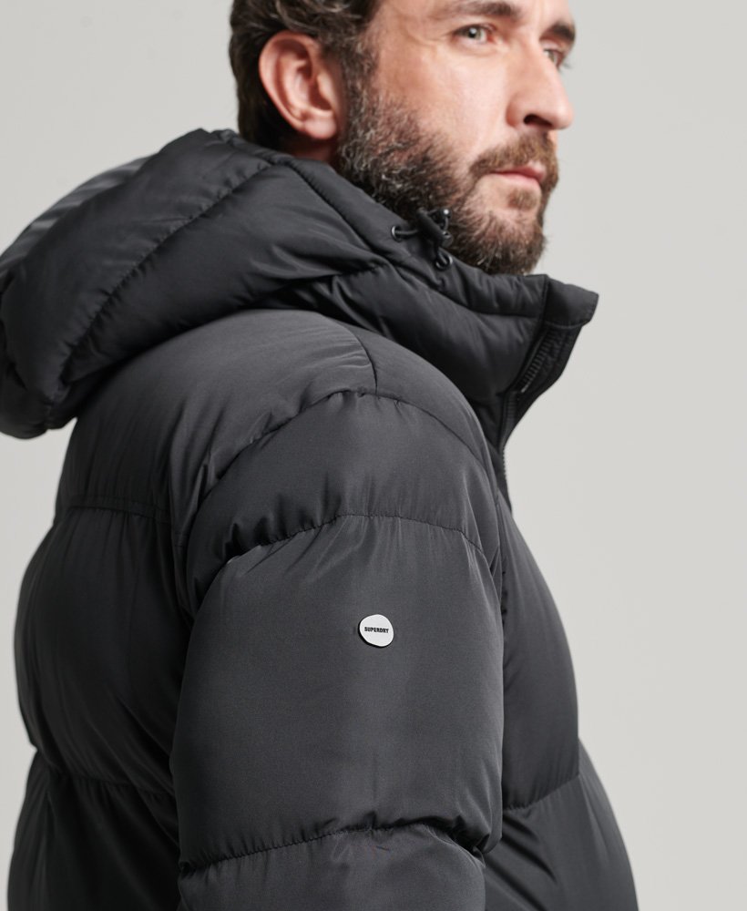 Manteau Long Rembourré Superdry - Coupe Décontractée, Capuche, 100% Matériaux Recyclés - Pour Homme - 8