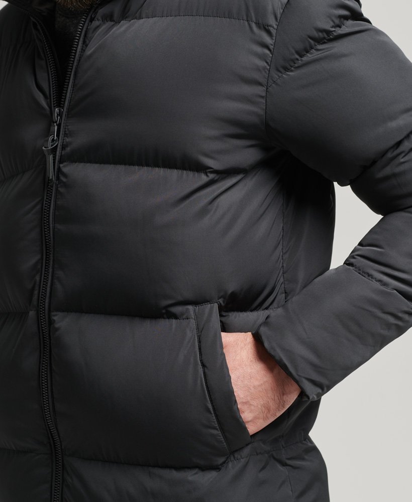 Manteau Long Rembourré Superdry - Coupe Décontractée, Capuche, 100% Matériaux Recyclés - Pour Homme - 9
