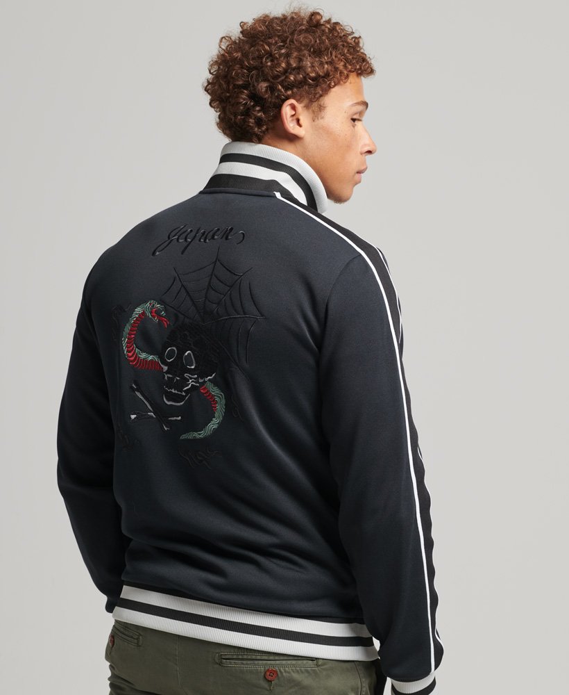 mens Tricot Suika Track Jacket in JET BLACK | Superdry US mens Tricot Suika Track Jacket in JET BLACK | Superdry US