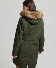 Faux Fur Authentic Military Parka Coat