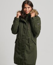 Faux Fur Authentic Military Parka Coat