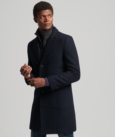 Detachable Lining Wool Town Coat Image 1