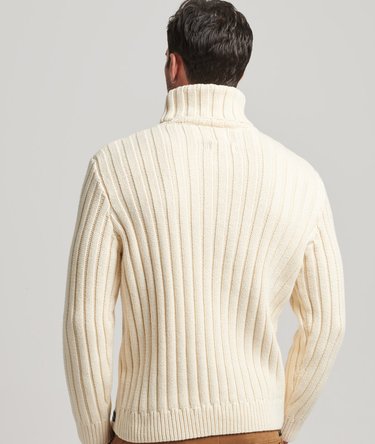 Merino Blend Roll Neck Jumper Image 2