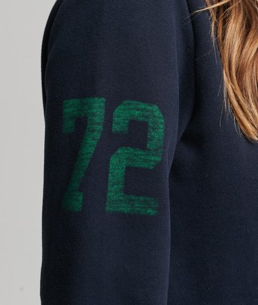 Sudadera de chándal oversize con media cremallera Track & Field Image 4