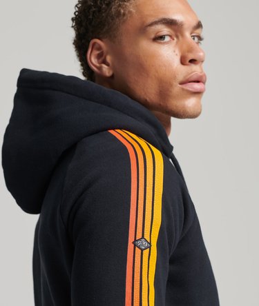 Cali Sleeve Stripe Core Logo Hoodie Image 3