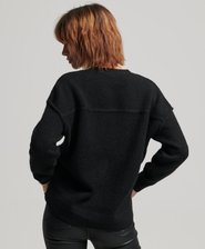 Kardigan o kroju oversize z dekoltem w serek
