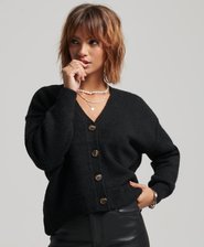 Kardigan o kroju oversize z dekoltem w serek