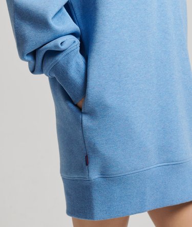 Organic Cotton Embroidered Logo Sweat Dress Image 6