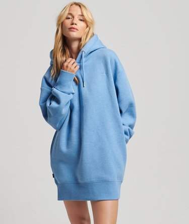 Organic Cotton Embroidered Logo Sweat Dress Image 1