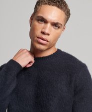 Brush Knitted Crew Jumper