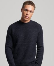 Brush Knitted Crew Jumper