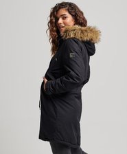 Parka Authentic Military wykończona sztucznym futrem