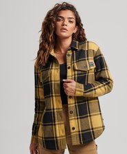 Borg Flannel Check Overshirt