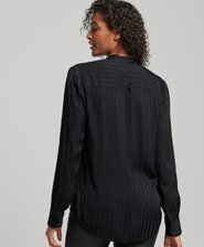 Chemise &agrave; manches longues et &agrave; col &agrave; nouer Studios