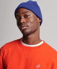 Gorro de algodón orgánico con logotipo Vintage Orange Label