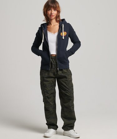 Vintage Cooper Nostalgic Zip Hoodie Image 5