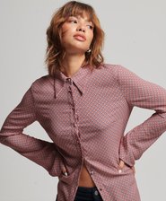 Chemise à manches longues avec motif 70