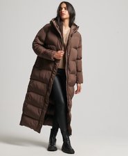Hooded Maxi Puffer Coat