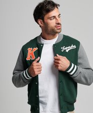 Vintage Collegiate Bomber Jacket