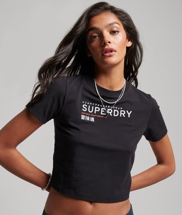 Code Graphic Embroidered Tiny T-Shirt Image 2