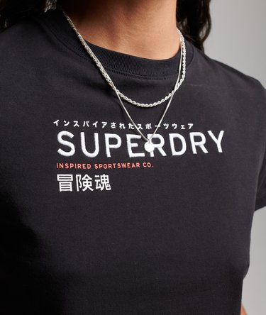 Code Graphic Embroidered Tiny T-Shirt Image 3