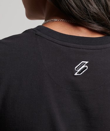 Code Graphic Embroidered Tiny T-Shirt Image 4