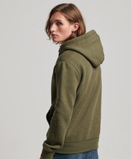 Vintage Logo Embroidered Zip Hoodie