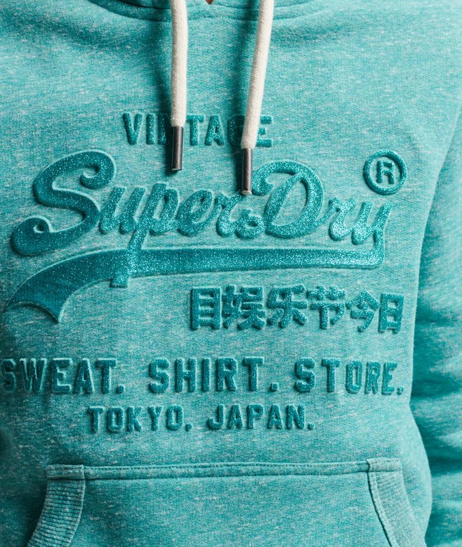 Superdry Sweat à capuche Vintage Logo Emb Bleu | Dressinn Superdry Sweat à capuche Vintage Logo Emb Bleu | Dressinn