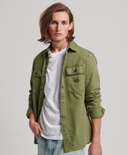 Giacca in stile camicia in tela