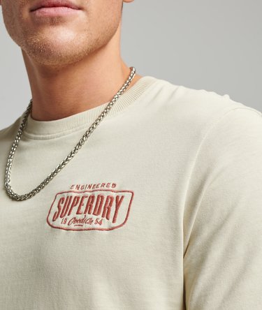 Vintage Script Workwear T-shirt Image 3