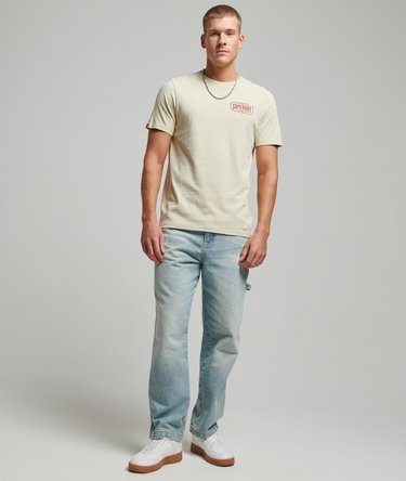 Vintage Script Workwear T-shirt Image 5