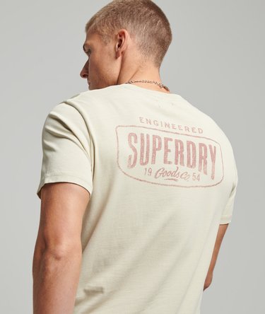 Vintage Script Workwear T-shirt Image 2