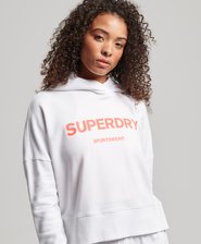 Core Sport Crop Box Hoodie