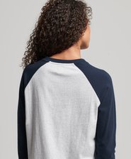Organic Cotton Vintage Logo Baseball Top