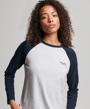 Organic Cotton Vintage Logo Baseball Top