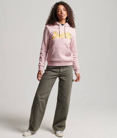 Vintage Collegiate Hoodie mit Schriftzug Image 5