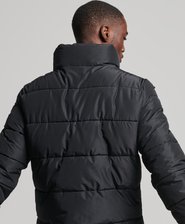 Non Hooded Sports Puffer Jacket