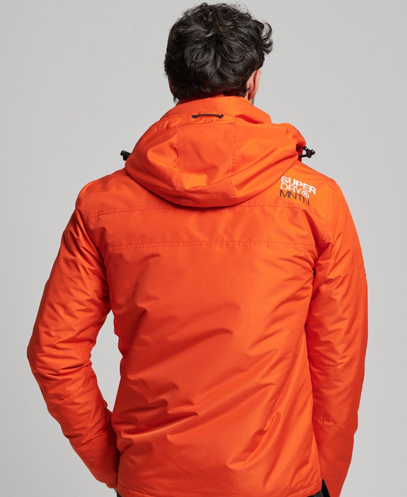 mens Mountain SD Windcheater Jacket in Pureed Pumpkin Orange