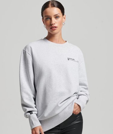 Recycled Micro Top Crew Sweatshirt Image 1
