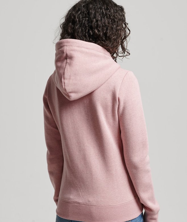 Sweat à capuche zippé Storm Heritageblanc glacier chiné pour Femme | FR