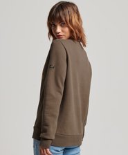 Vintage Logo Embellished Crew Sweatshirt
