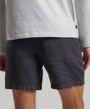 Pantalones cortos de lino sobreteñidos