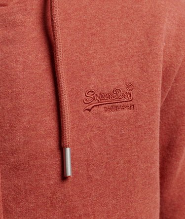 Sweat &agrave; capuche zipp&eacute; brod&eacute; avec logo Vintage Image 3