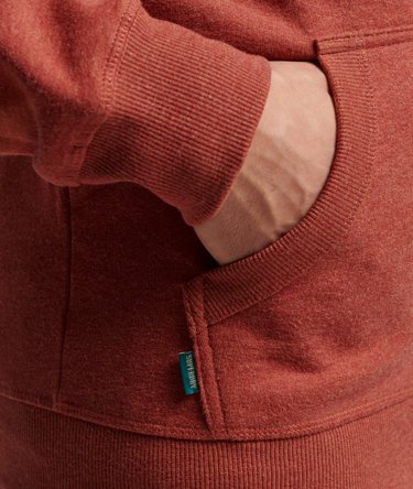 Sweat &agrave; capuche zipp&eacute; brod&eacute; avec logo Vintage Image 4