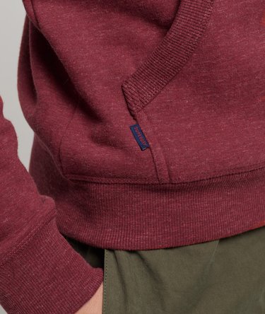 Vintage Logo Embroidered Zip Hoodie Image 4