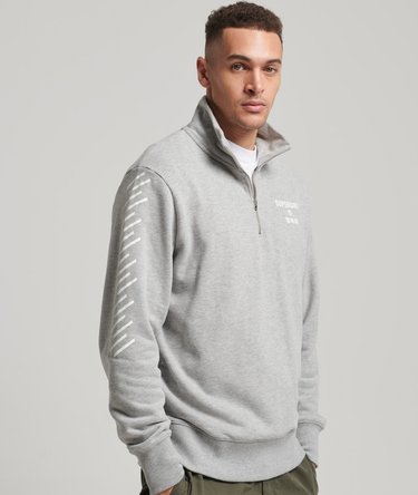 Code Core Sport-collegegenser med kort glidelås Image 1