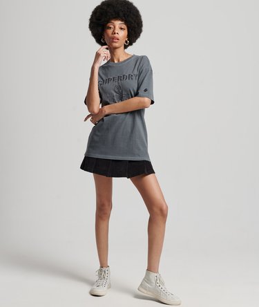 T-shirt ample Code Logo Garment Dye Image 4